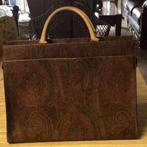 Vintage Etro Paisley Tote